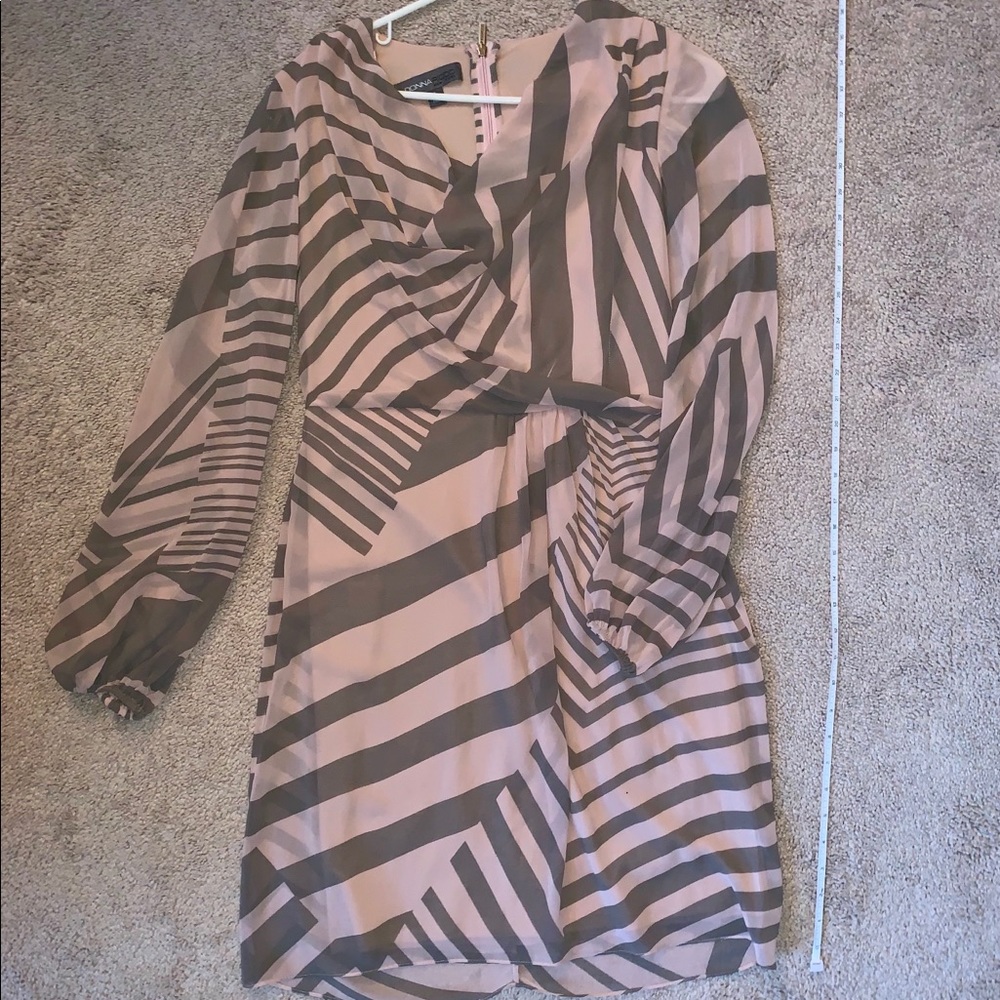 Pink and gray dress!